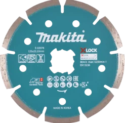 Makita E-02076 X-Lock Diamantschijf - 125x22,23mm