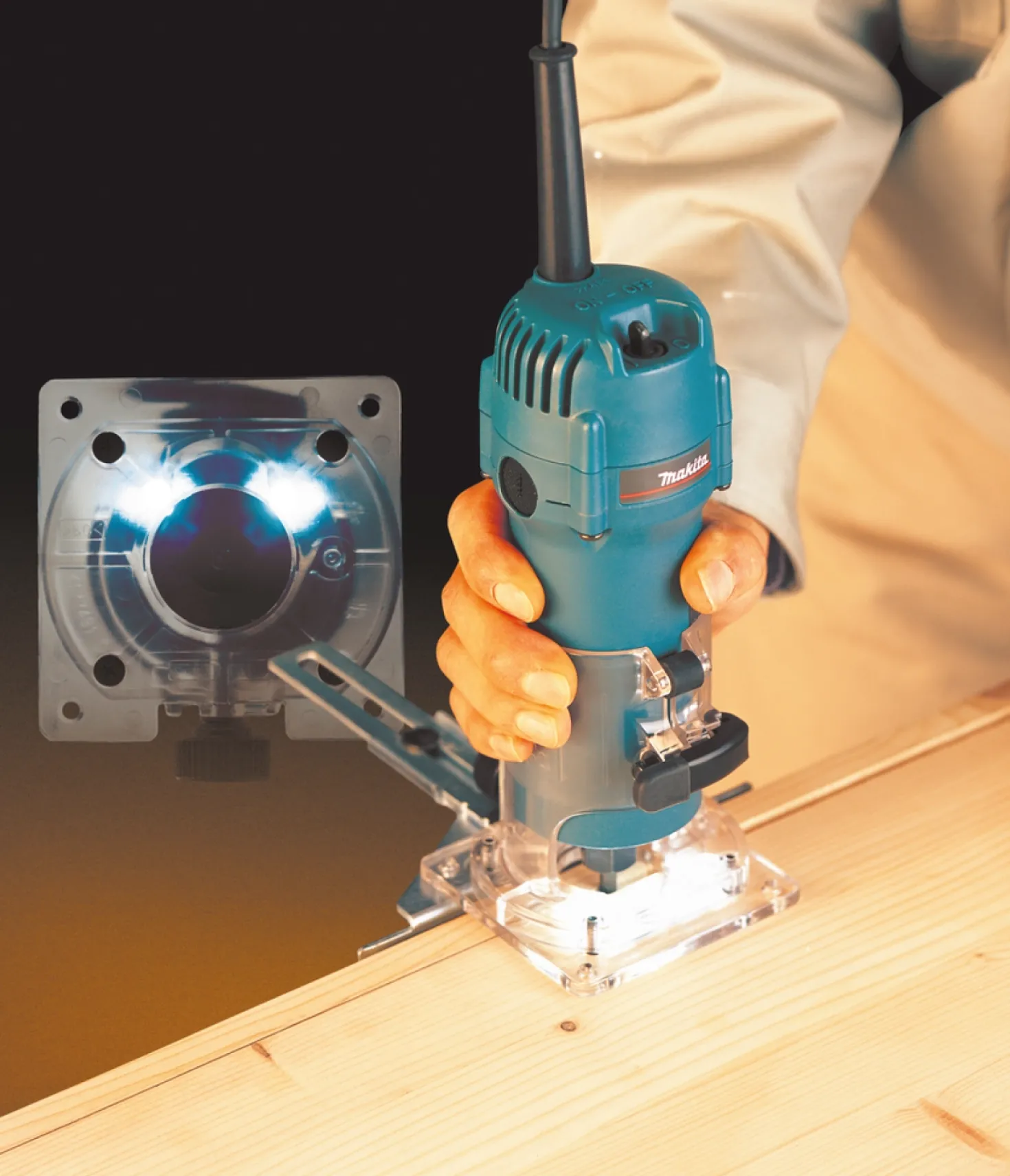 Makita 3707F Kantenfrees - 440W - 6mm