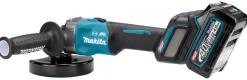 Makita GA023GM201 XGT 40V Max Li-Ion accu haakse slijper set (2x 4,0Ah) in Mbox - 125mm - koolborstelloos