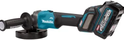 Makita GA026GM201 XGT 40V Max Li-ion accu haakse slijper set (2x 4.0Ah) in Mbox -125mm