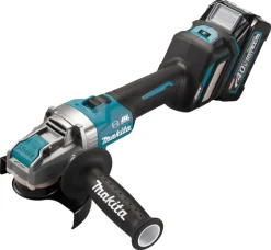 Makita GA041GM201 XGT 40V Max Li-ion Accu Haakse slijper set (2x 4,0Ah) in Mbox - 125 mm - X-LOCK