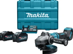 Makita GA038GT203 XGT 40V Max Li-Ion accu haakse slijper set (2x 5,0Ah) in koffer - 230mm - koolborstelloos