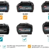 Makita GA013GZ XGT 40V Max Li-ion accu haakse slijper 125 mm Body