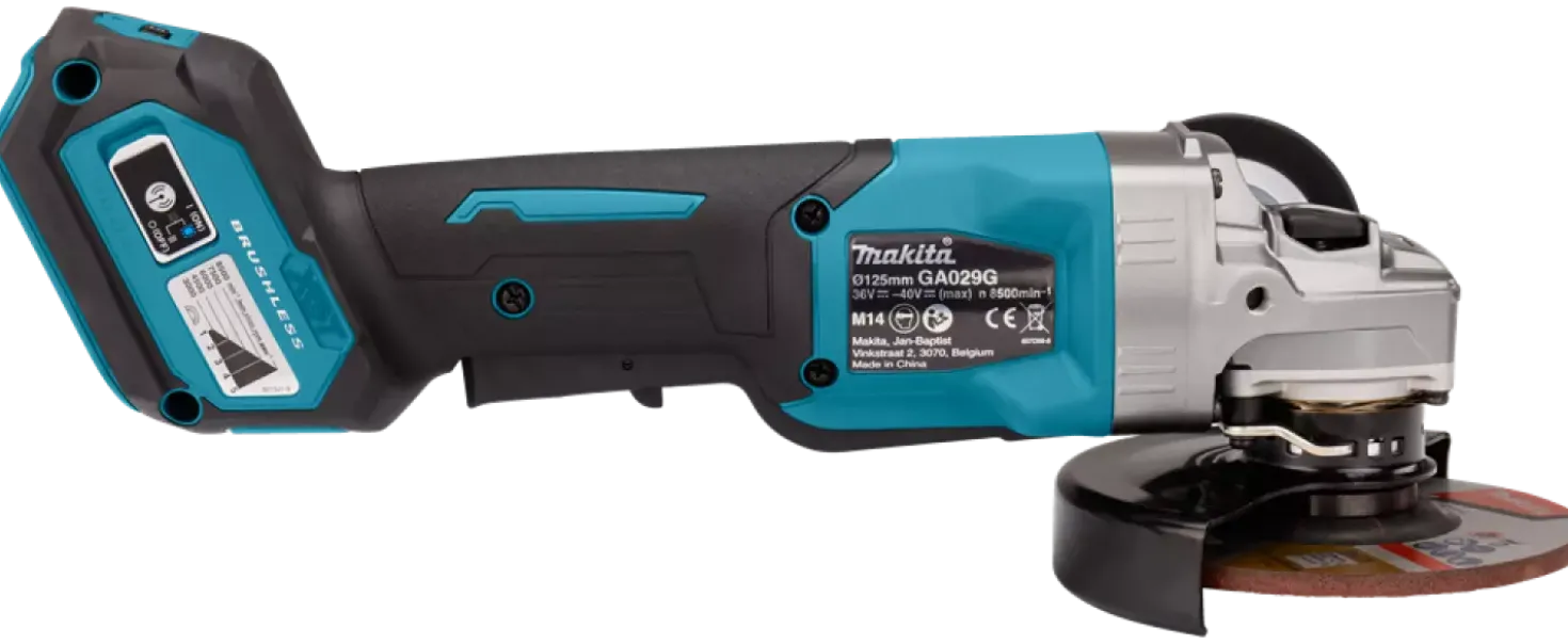 Makita GA029GZ XGT 40V Max Li-Ion accu haakse slijper body - 125mm - koolborstelloos