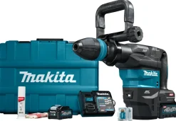 Makita HM001GM205 XGT 40V Max Li-Ion accu SDS-Max breekhamer set (2x 4,0Ah) in koffer - 9,4J - koolborstelloos