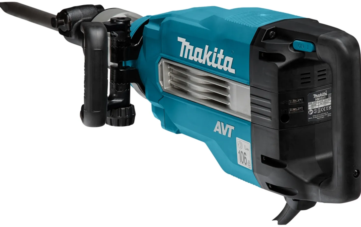 Makita HM1511 SW30 Breekhamer in koffer - 1850W - 48,9J
