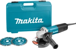Makita 9558HNRGK2 Haakse slijper incl. 2 diamantschijven in koffer - 840W - 125mm