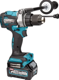 Makita HP001GD201 XGT 40V Max Li-Ion accu klopboor- /schroefmachine set (2x 2,5Ah) in Mbox - 13mm - koolborstelloos