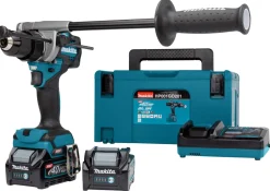 Makita HP001GD201 XGT 40V Max Li-Ion accu klopboor- /schroefmachine set (2x 2,5Ah) in Mbox - 13mm - koolborstelloos