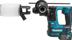 Makita HR166DSMJ 10.8V Li-Ion Accu SDS-plus boorhamer set (2x 4.0Ah accu) in Mbox- 1,1J - Koolborstelloos