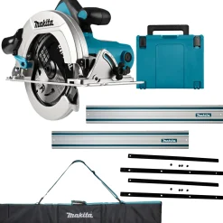 Makita HS7601J Cirkelzaag in Mbox - 1200W - 190mm incl. geleiderail (2st) in foudraal