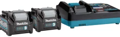 Makita 191J81-6 40v XGT Li-ion accu starterset (2x 2.5Ah) + lader in Mbox