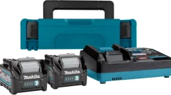 Makita 191J81-6 40v XGT Li-ion accu starterset (2x 2.5Ah) + lader in Mbox