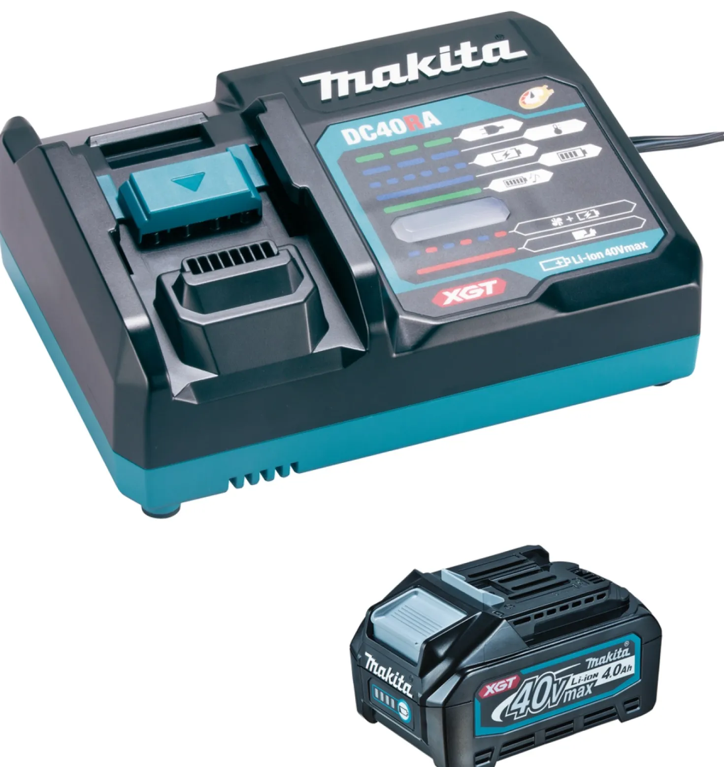 Makita 191J65-4 40V XGT Li-ion accu starterset (1x 4.0Ah) + lader