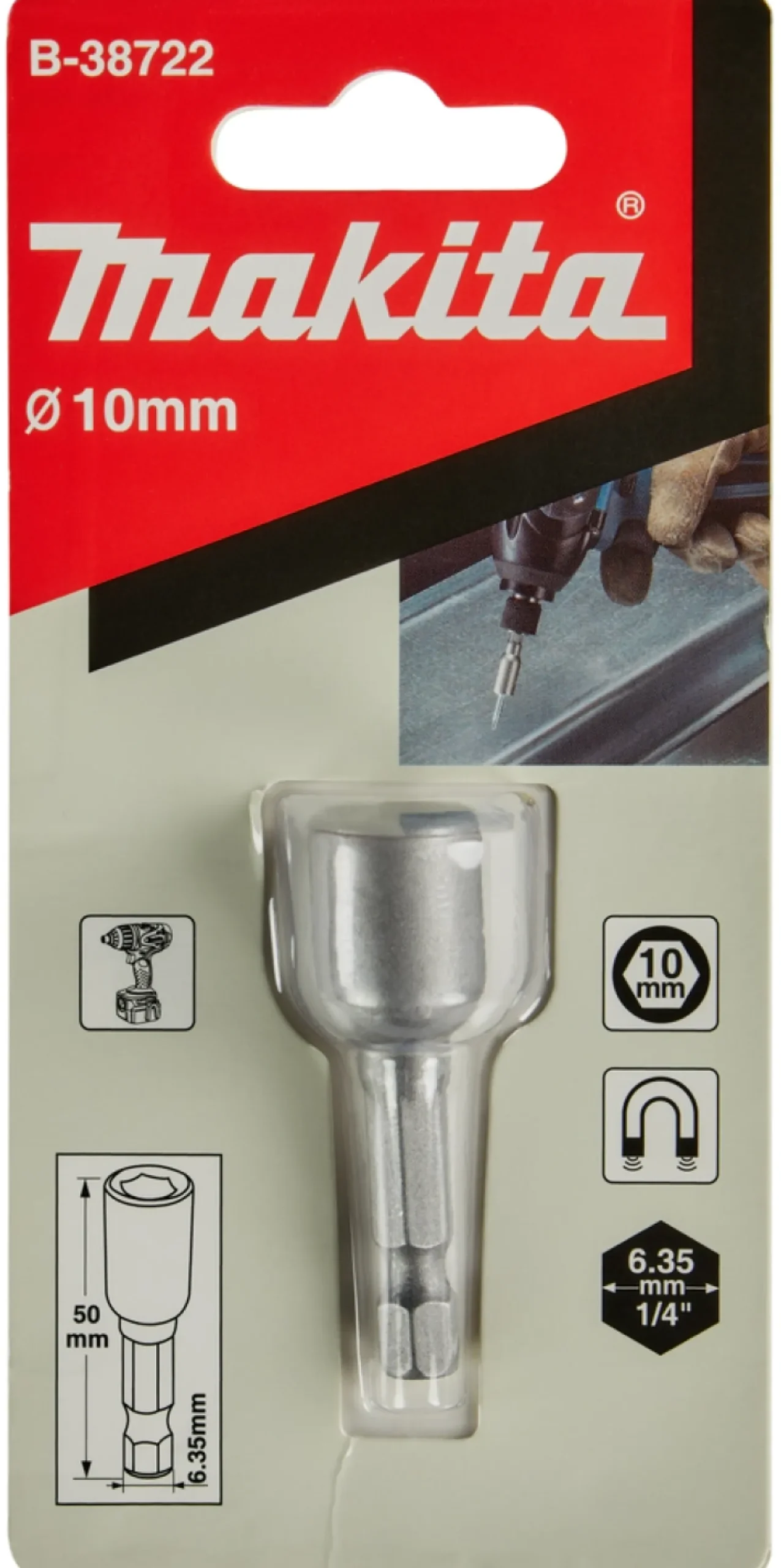 Makita Krachtdop magnetisch - 50mm
