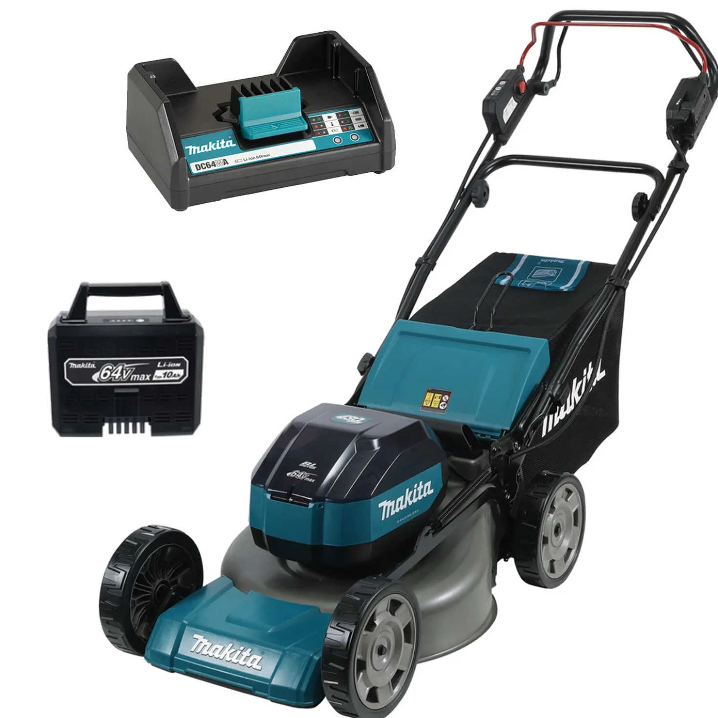 Makita LM003JB101 64V Max Li-Ion Accu Grasmaaier set (1x 10Ah) - 480mm