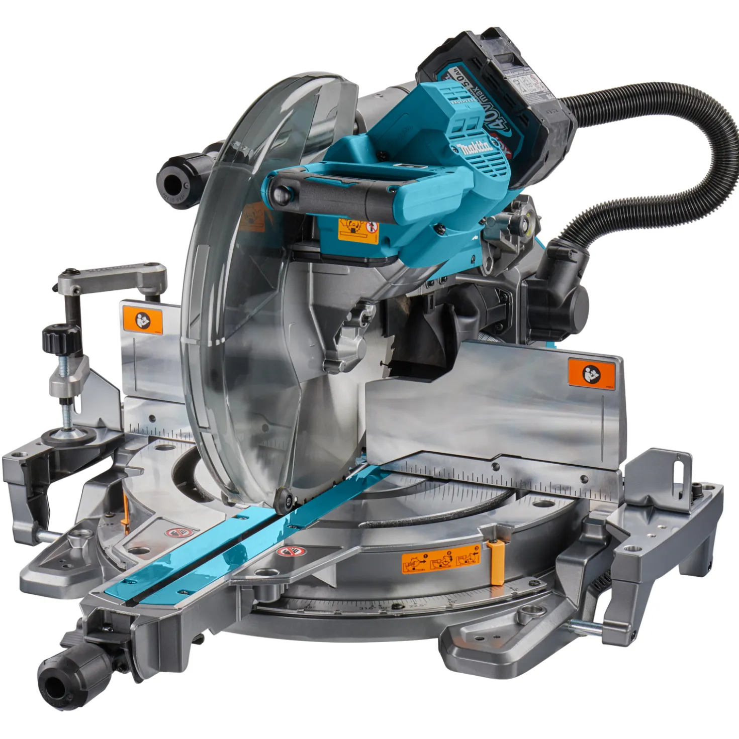 Makita LS004GM102 40V Max Li-Ion accu radiaal afkortzaag (1x 4,0Ah) incl. AWS zender - 260mm