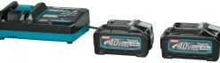 Makita 191L77-9 40V Li-ion accu starterset (2x 4.0Ah accu) + lader