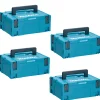 Makita 821550-0 Mbox opbergkoffer nummer 2 - 163mm hoog - 4 stuks
