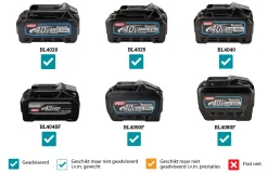Makita MP001GZ XGT 40V Max Li-ion accu luchtpomp body