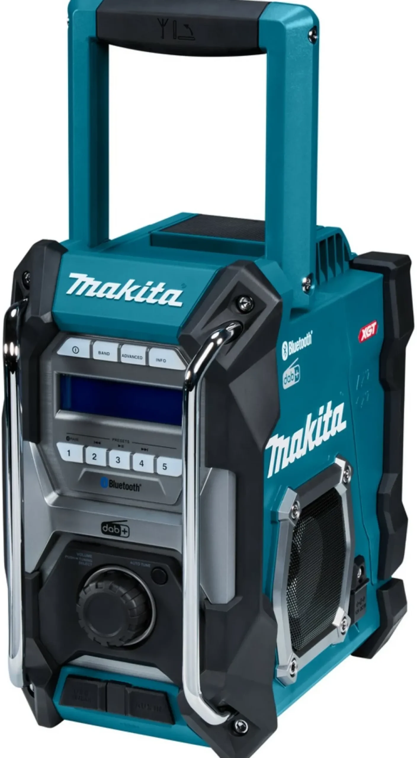 Makita MR004GZ 14,4/18/40V Li-Ion accu bouwradio body - FM/AM - DAB+ - Bluetooth - 230V