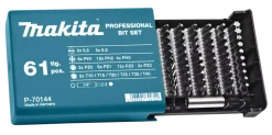 Makita P-70144 61-delige Schroefbitset