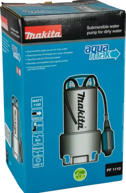 Makita PF1110 Dompelpomp voor vuil water - 1100W - 10m