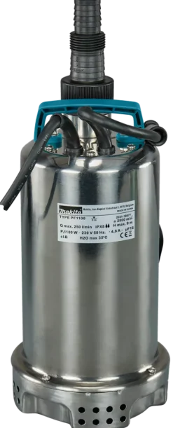 Makita PF1100 Dompelpomp voor zuiver water - 1100W - 9m - 250L/min