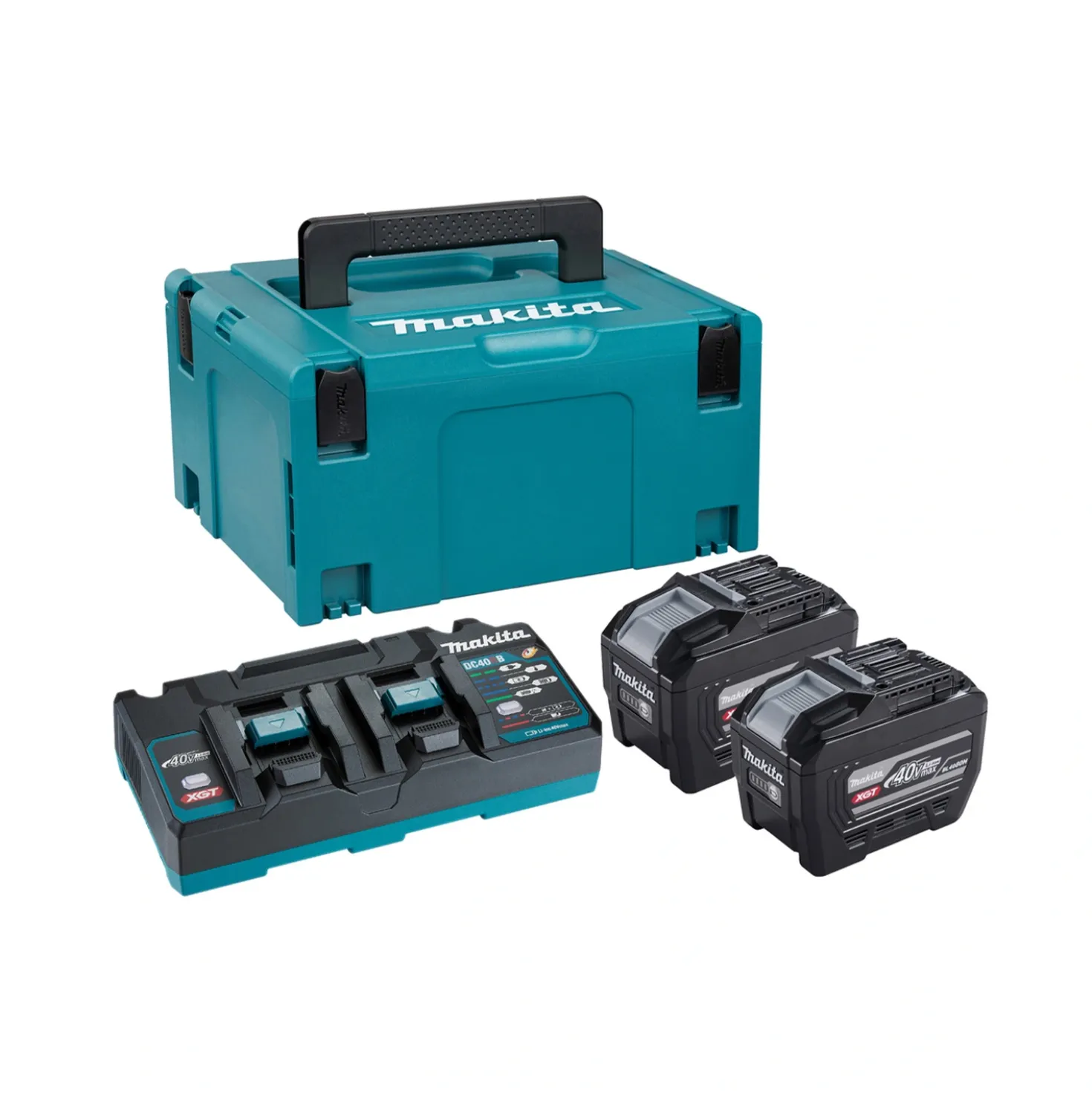 Makita PSKGPE2J XGT 40V Li-ion Accu starterset (2x 8,0Ah) + lader