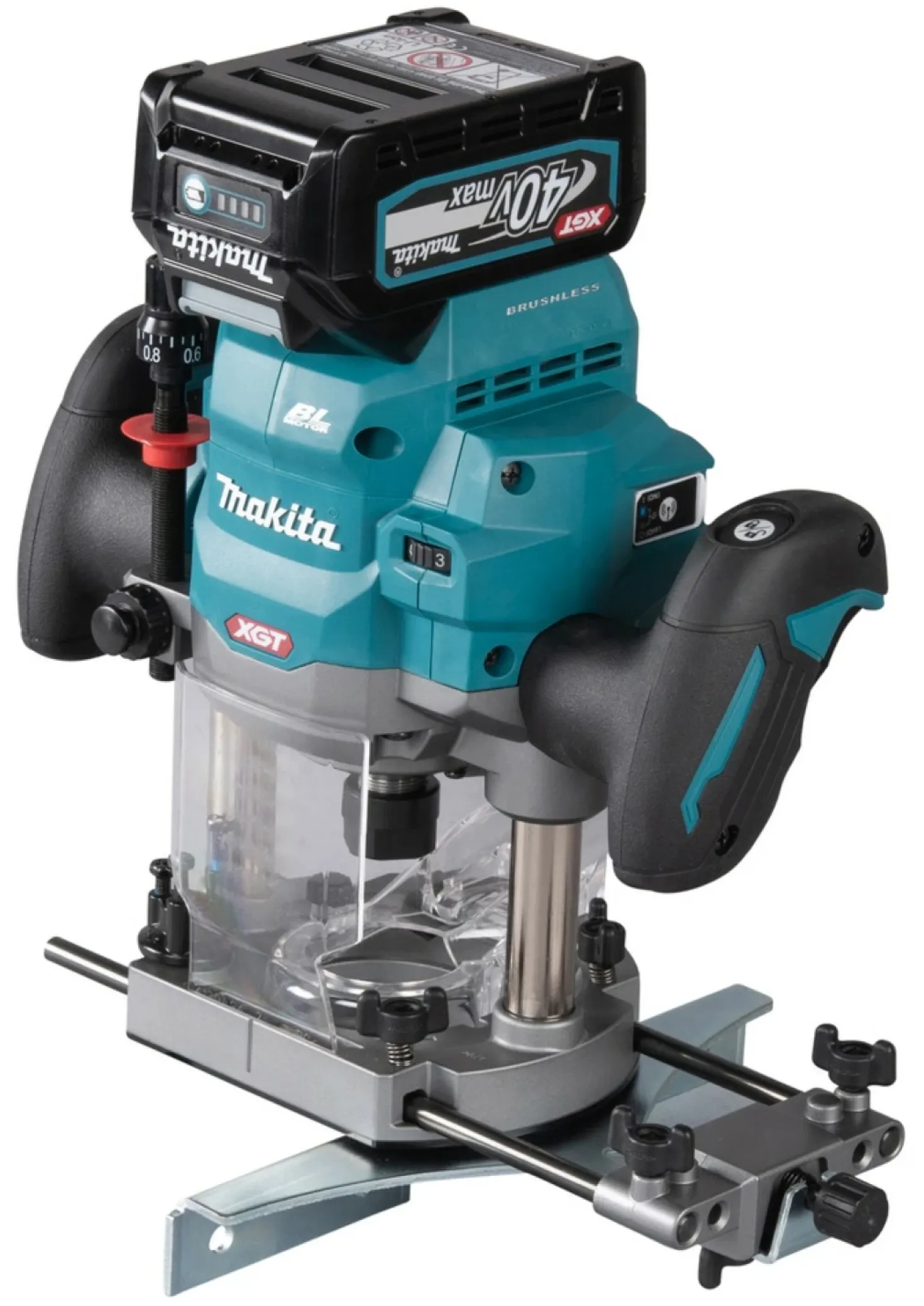 Makita RP001GZ02 XGT 40V Max Bovenfrees body in Mbox - 1900W - 12mm