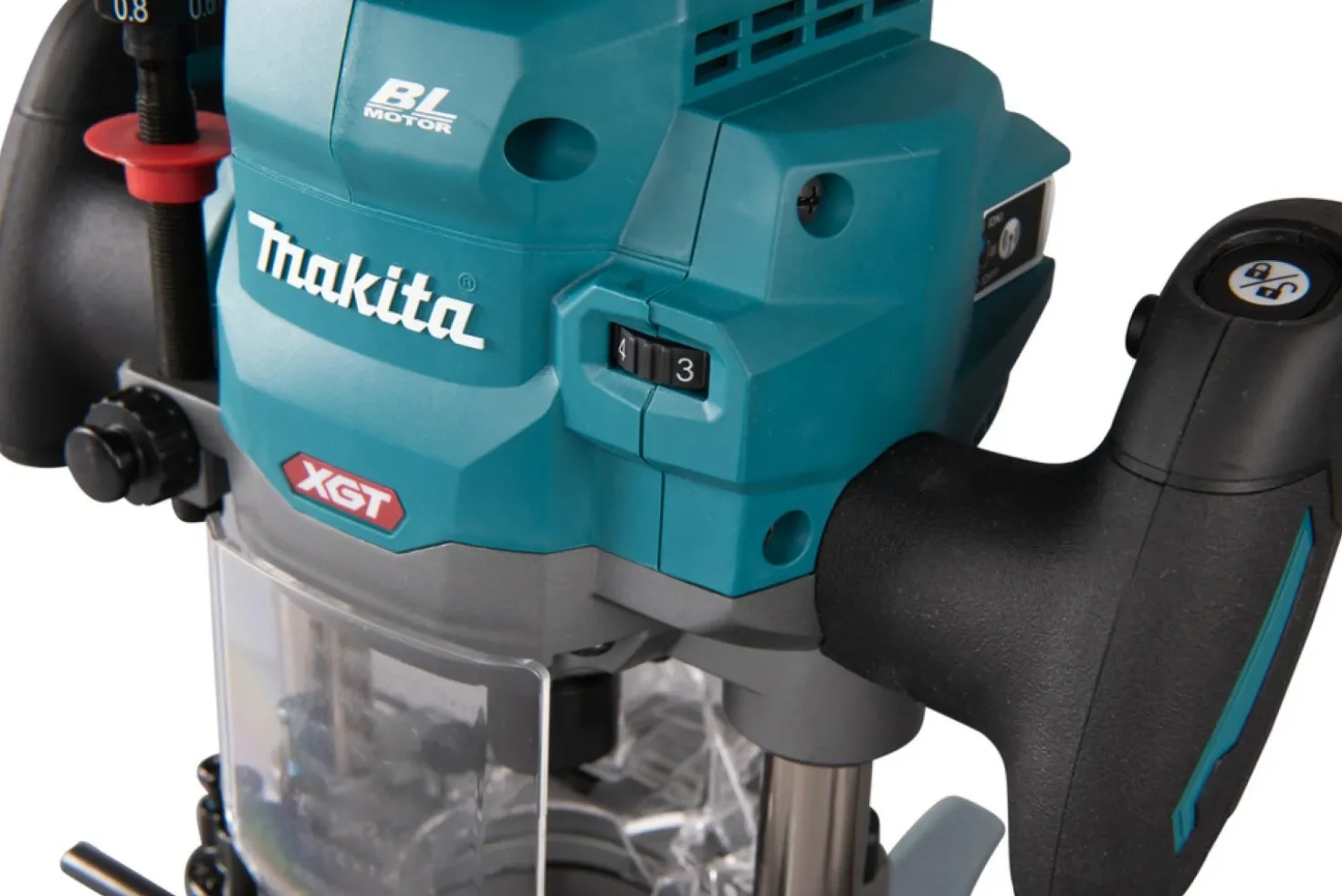 Makita RP001GZ02 XGT 40V Max Bovenfrees body in Mbox - 1900W - 12mm