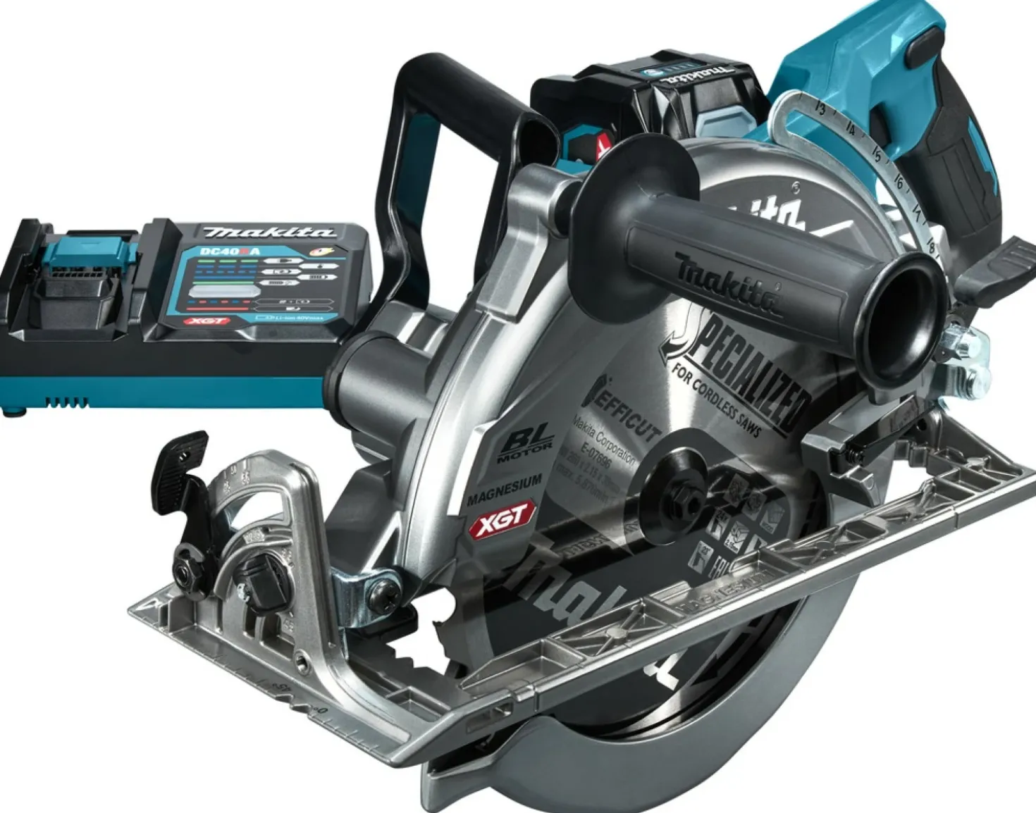 Makita RS002GT101 XGT 40V Max Li-ion Accu Cirkelzaag 260mm set (1x 5,0Ah) - koolborstelloos