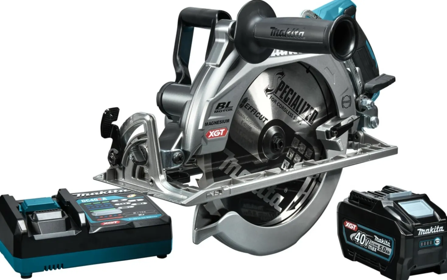 Makita RS002GT101 XGT 40V Max Li-ion Accu Cirkelzaag 260mm set (1x 5,0Ah) - koolborstelloos