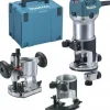 Makita RT0702CX2J bovenfrees / kantenfrees / trimmer in Mbox - 710W - 6mm