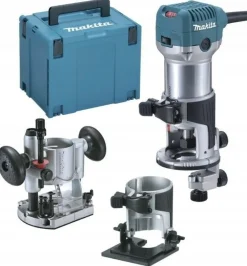 Makita RT0702CX2J bovenfrees / kantenfrees / trimmer in Mbox - 710W - 6mm