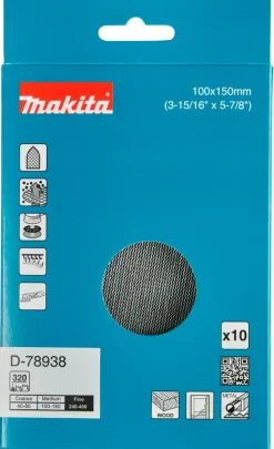 Makita Schuurnet - 100 x 150mm - 10st