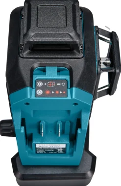 Makita SK700DX 12V Max Li-Ion accu kruislijnlaser set (1x2.0Ah) in tas - zelfnivellerend - rood 3x360°- 25m