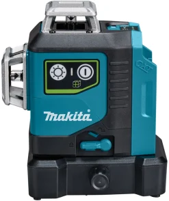 Makita SK700GDX 12V Max Li-Ion accu kruislijnlaser set (1x 4.0Ah) in tas - zelfnivellerend - groen 3x360° - 35m