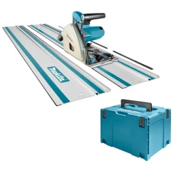 Makita SP6000J1X2 Invalzaag in Mbox incl. geleiderail (2st) in foudraal - 1300W - 165mm