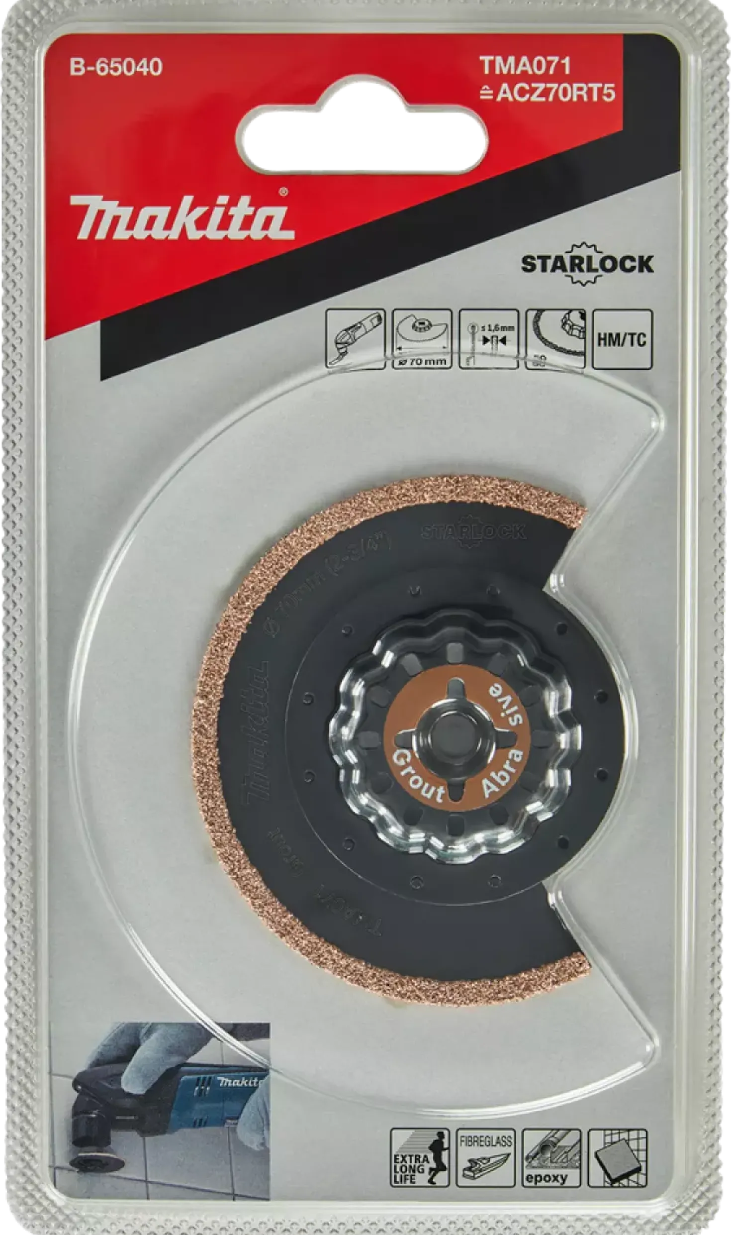 Makita TMA071 HM segmentfrees - 70mm