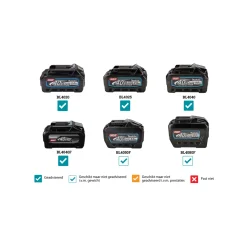Makita TW002GZ02 XGT 40V Li-ion Accu Slagmoersleutel body incl. dopadapter 7/16'' - 1/2'' - 1700Nm