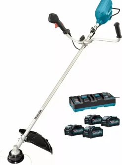 Makita UR012GM401 XGT 2x40V Li-Ion Max accu bosmaaier set (4x 4,0Ah) - U-greep - koolborstelloos