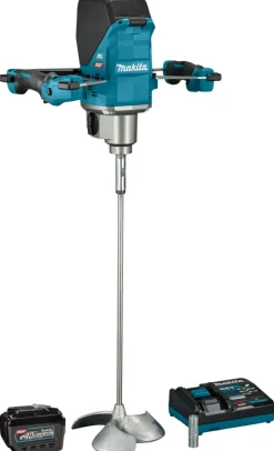 Makita UT001GL1NL1 XGT 40V Max Li-Ion accu Menger, 8,0 Ah met snellader en menggarde