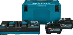 Makita 191U13-9 40V XGT Li-Ion accu starterset (2x 5.0Ah) + duolader in Mbox
