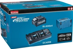 Makita 191U28-6 40V XGT Li-Ion accu starterset (4x 4.0Ah) + duolader in Mbox