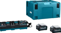 Makita 191U00-8 40V XGT Li-Ion accu starterset (2x 4.0Ah) + duolader in Mbox