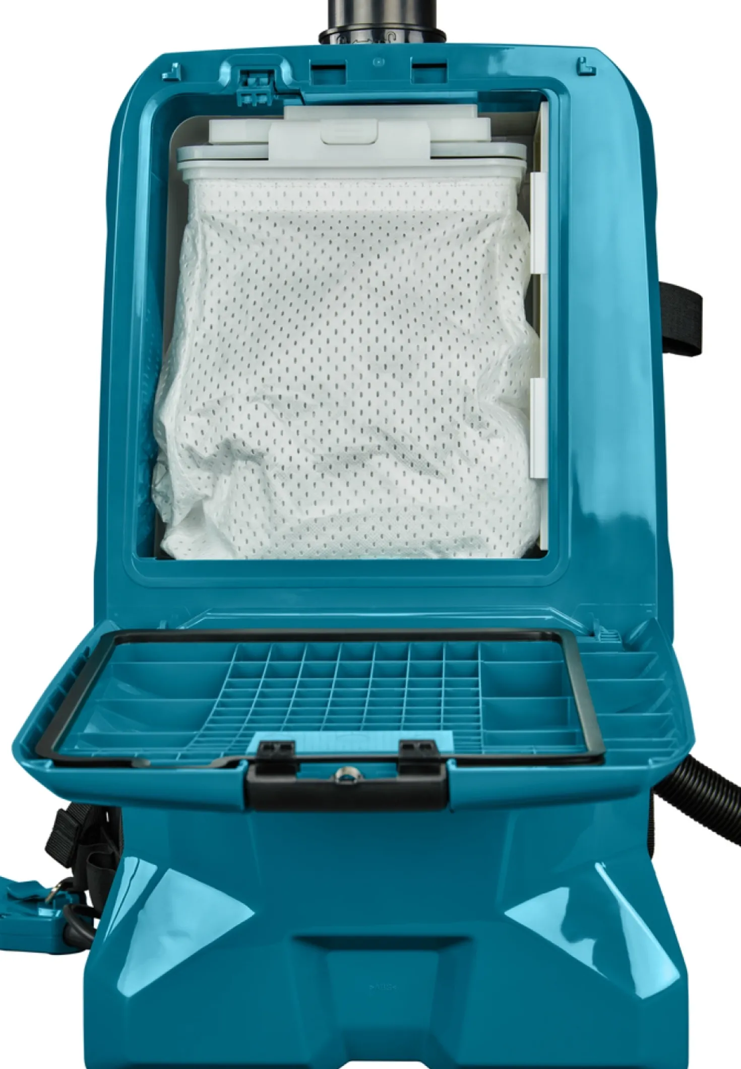 Makita VC012GM2NL1 XGT 40V Max Li-Ion Accu Rugstofzuiger Set (2x 4.0Ah) - 6L