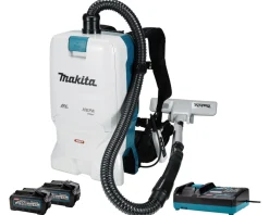 Makita VC011GM2NL1 XGT 40V Max Li-Ion Accu Rugstofzuiger Set (2x 4.0Ah) - 6L