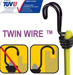 Master Lock 3043EURDAT Twin Wire-snelbinder - set van 10