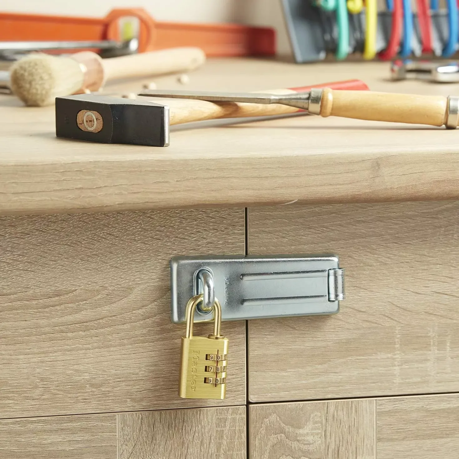 Master Lock 630EURD Hangslot 30mm breed - cijfercode